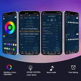 Colorful Exploding Star LED String Lights with App Control