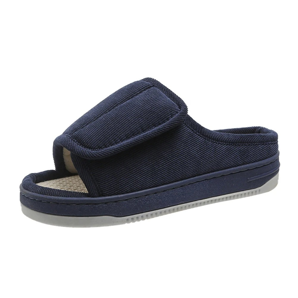 ComfortEase - Adjustable Extra Wide Diabetic Slippers for Sensitive Feet