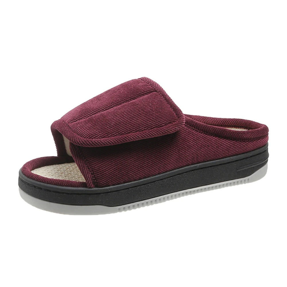 ComfortEase - Adjustable Extra Wide Diabetic Slippers for Sensitive Feet