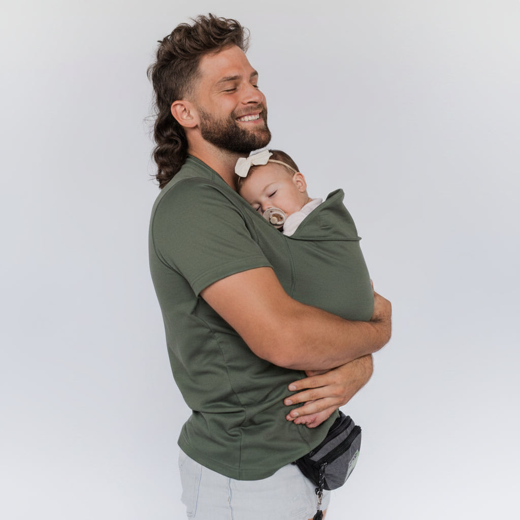 ComfortWear - Babywearing T-Shirt with Built-in Pouch & Stretchy Cotton