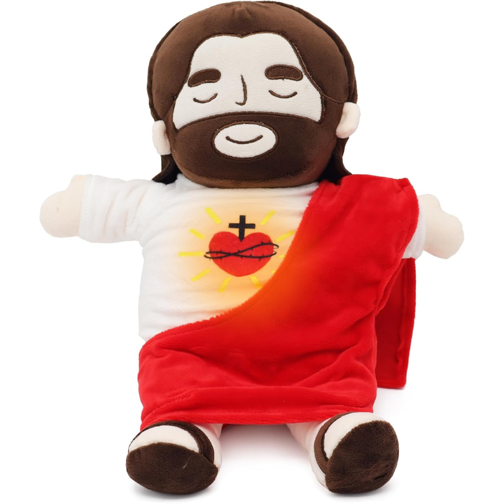 Comforting Jesus Plush Toy - Soothing Sleep Aid for Kids