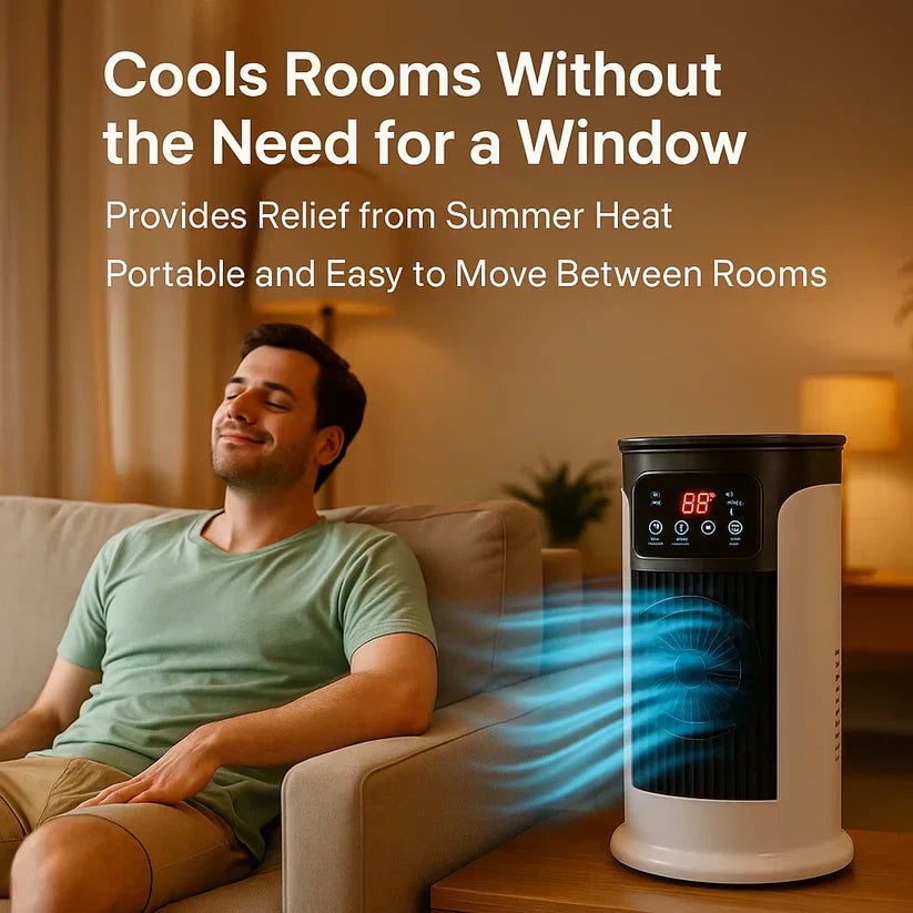 Compact Air Cooler - Energy Efficient Portable Cooling Fan