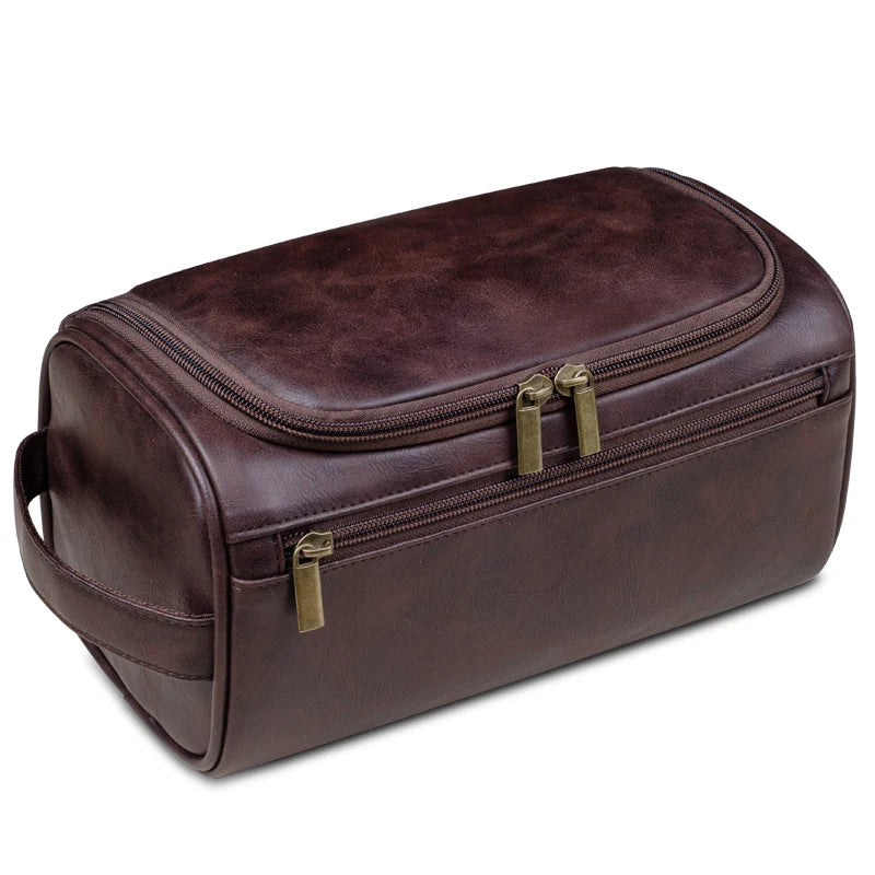Compact Hanging Toiletry Bag - Travel Wash Bag for Men