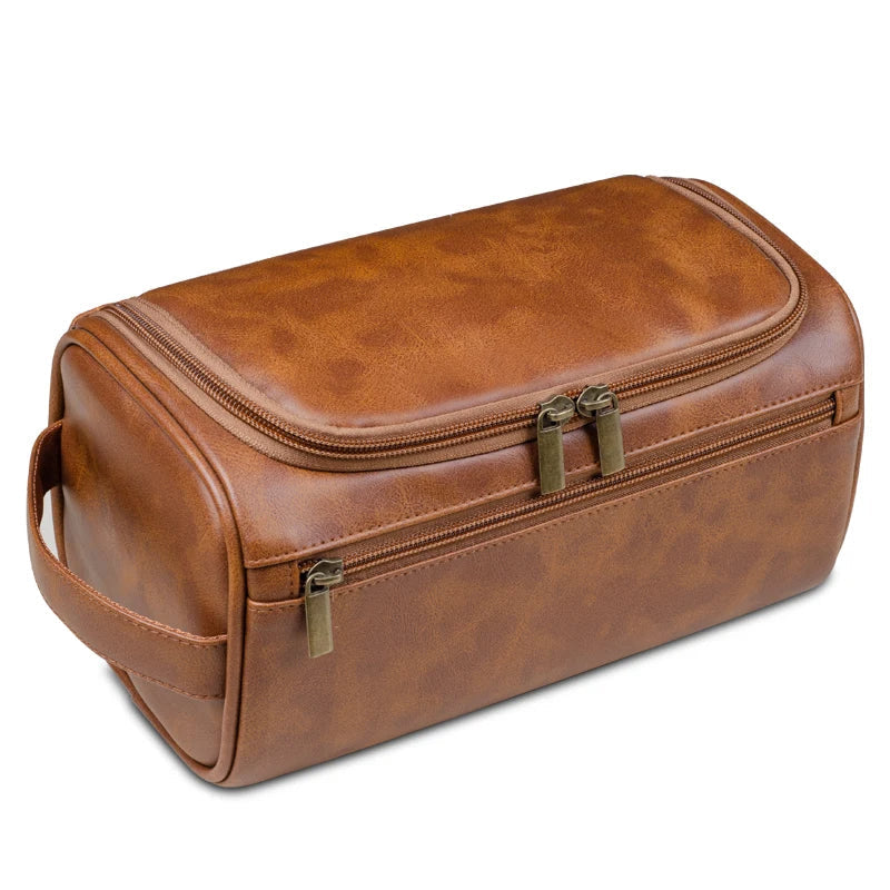 Compact Hanging Toiletry Bag - Travel Wash Bag for Men