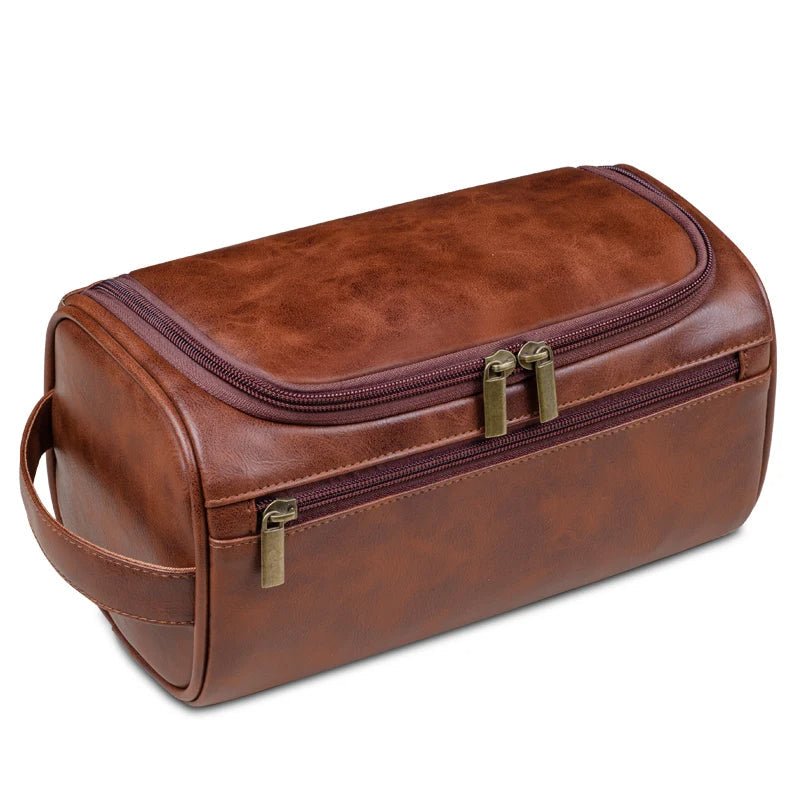 Compact Hanging Toiletry Bag - Travel Wash Bag for Men