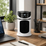 Compact Portable Air Conditioner - USB Rechargeable Mini AC with LED Display & Remote Control