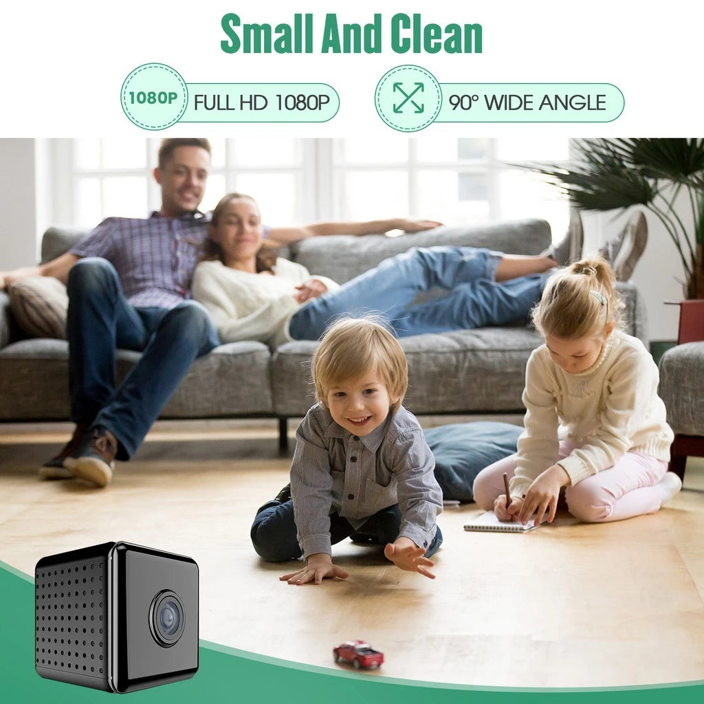 Compact Wireless Security Camera with Remote Viewing