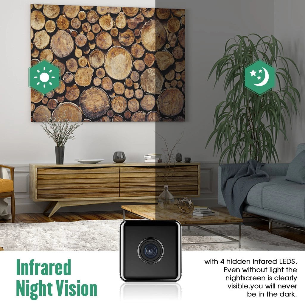 Compact Wireless Security Camera with Remote Viewing
