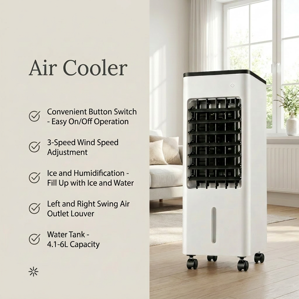 CoolNova - 3-in-1 Air Cooler, Evaporative Cooling Fan & Purifier