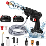 Cordless High Pressure Washer - Powerful Battery & Adjustable Nozzle