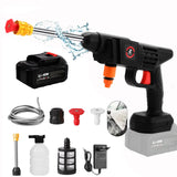 Cordless High Pressure Washer - Powerful Battery & Adjustable Nozzle