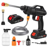Cordless High Pressure Washer - Powerful Battery & Adjustable Nozzle