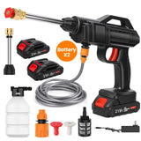 Cordless High Pressure Washer - Powerful Battery & Adjustable Nozzle
