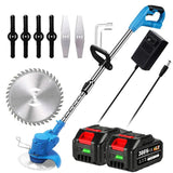 Cordless String Trimmer - Adjustable Shaft & Multi-Angle Cutting Head