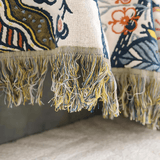 CottonBloom - Reversible Rustic Floral Cotton Blanket