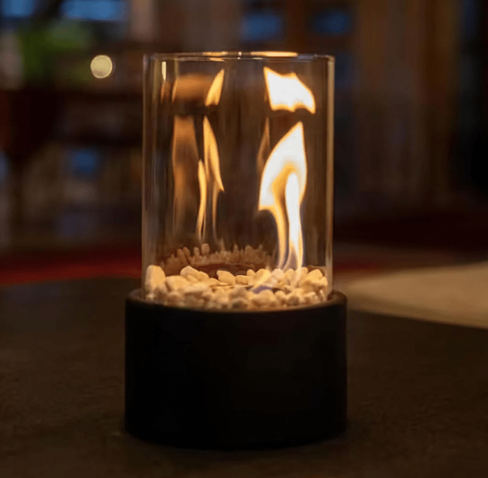 CozyFire Portable Tabletop Fire Pit - Elegant Design for Indoor & Outdoor Use