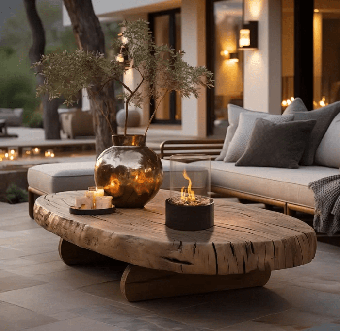 CozyFire Portable Tabletop Fire Pit - Elegant Design for Indoor & Outdoor Use