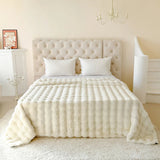 CozyLuxe - Double-Layered Fleece Blanket with Soft Faux Fur
