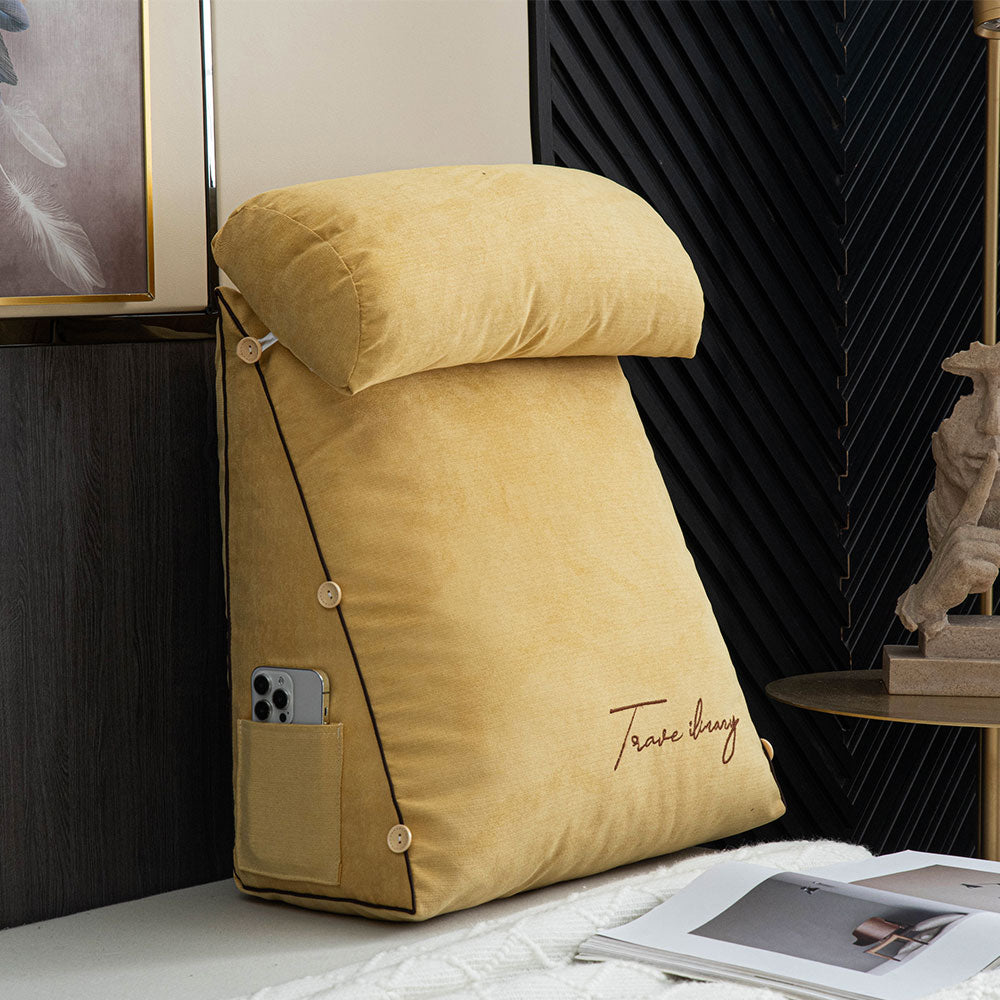 CozyNest - Ergonomic Reading Pillow for Ultimate Comfort