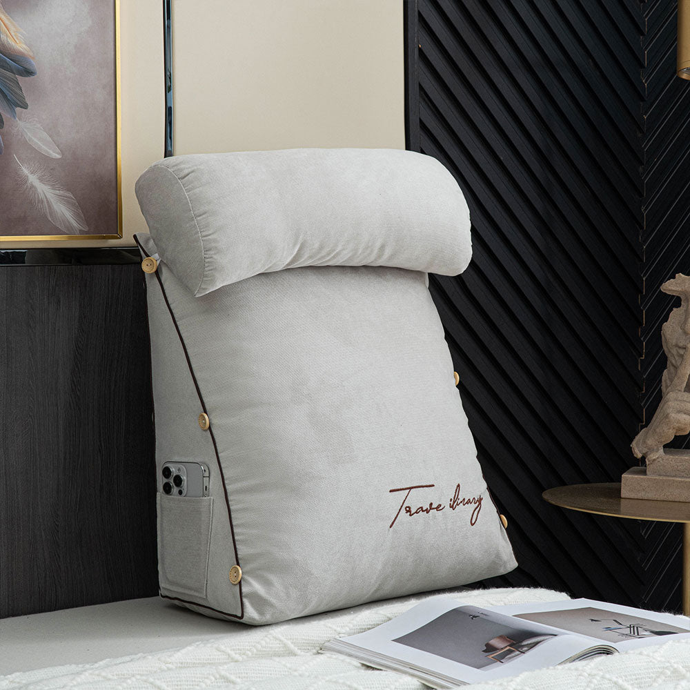 CozyNest - Ergonomic Reading Pillow for Ultimate Comfort