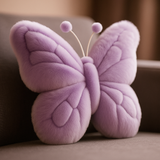 Cozy Butterfly Pillow - Soft Velvet Memory Foam Cushion