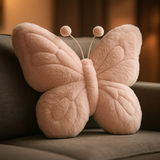 Cozy Butterfly Pillow - Soft Velvet Memory Foam Cushion