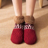 Cozy Grip Socks - Fleece-Lined Non-Slip Warmth & Stability