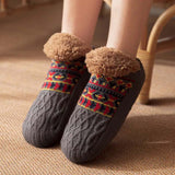 Cozy Grip Socks - Fleece-Lined Non-Slip Warmth & Stability