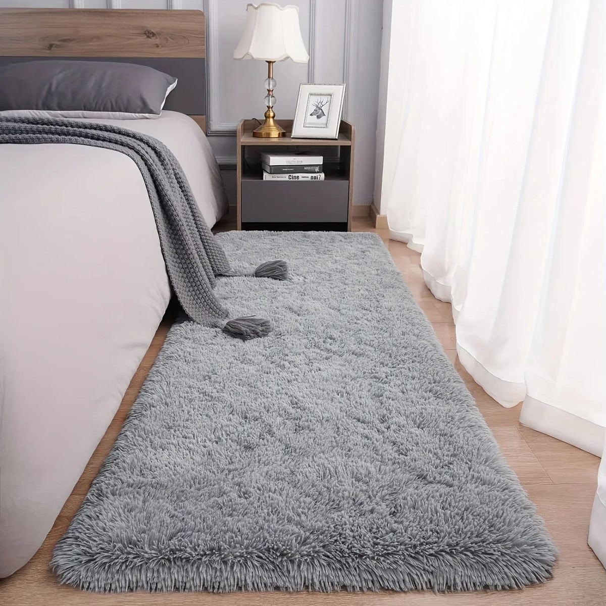 Cozy Luxe - Machine Washable Plush Faux Fur Rug