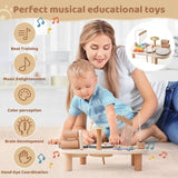 Creative Kids Music Station - Colorful Wooden Musical Instrument Set