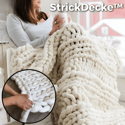 Creative Knit Blanket DIY Kit - 100% Animal-Friendly Wool
