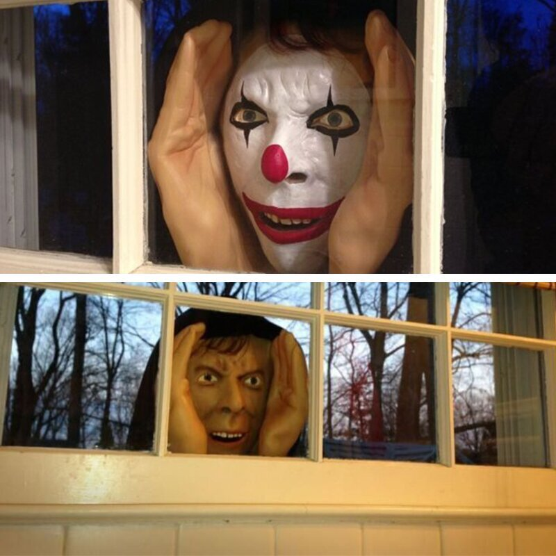 Creepy Peeker - Lifelike Halloween Window Decoration