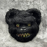 Creepy Plush Halloween Mask - Scary Monster Design