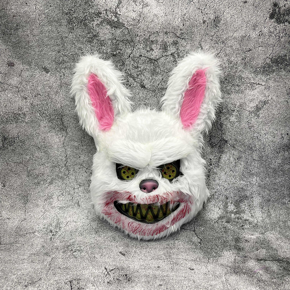 Creepy Plush Halloween Mask - Scary Monster Design