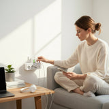 Currentix - Surge Protector Power Strip with USB Charging & Safety Lock