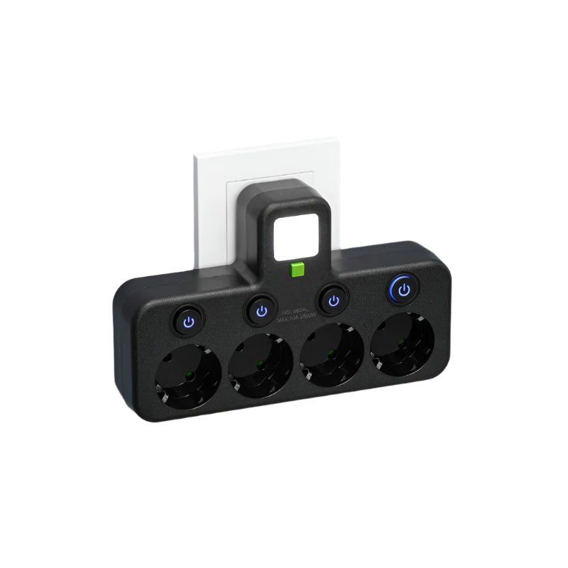 Currentix - Surge Protector Power Strip with USB Charging & Safety Lock