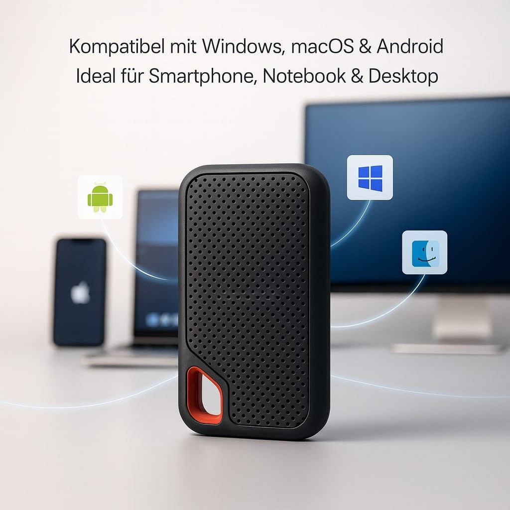 DataBox - 2TB Portable SSD External Hard Drive for Fast Storage