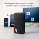 DataBox - 2TB Portable SSD External Hard Drive for Fast Storage