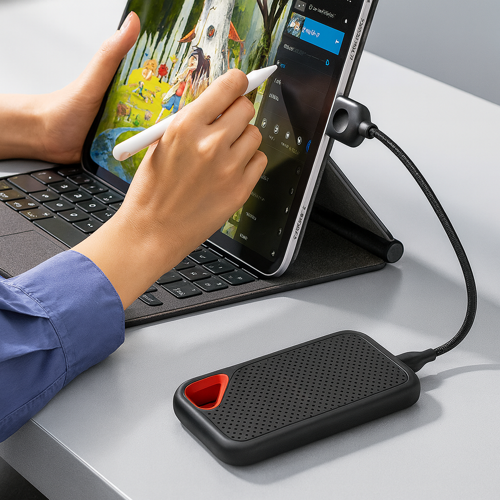 DataBox - 2TB Portable SSD External Hard Drive for Fast Storage
