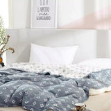 Diamond Dot Comfort Blanket - 100% Cotton, All-Season Softness