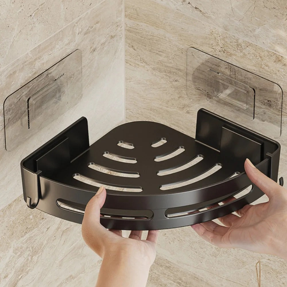Drill-Free Shower Shelf - Transparent Minimalist Shower Storage
