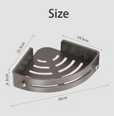 Drill-Free Shower Shelf - Transparent Minimalist Shower Storage
