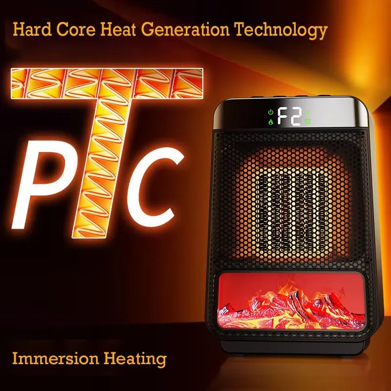 Efficient Electric Heater - Portable Space Heater for Rapid Heating