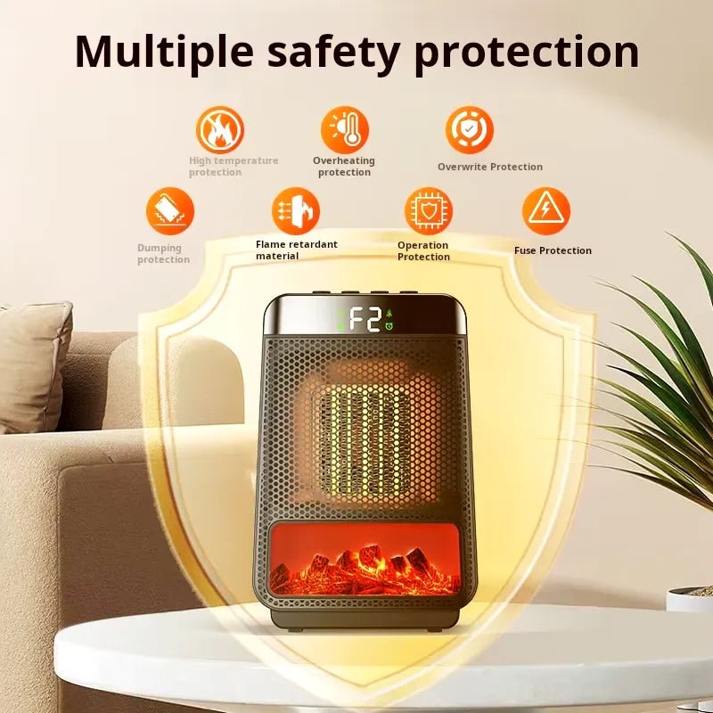 Efficient Electric Heater - Portable Space Heater for Rapid Heating