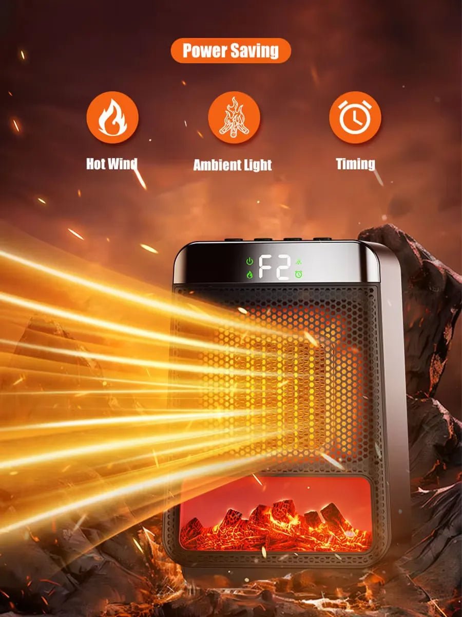 Efficient Electric Heater - Portable Space Heater for Rapid Heating