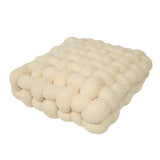 Elegant Boucle Cushion in Soft Woven Velvet