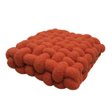 Elegant Boucle Cushion in Soft Woven Velvet