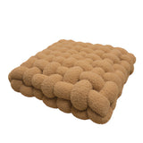 Elegant Boucle Cushion in Soft Woven Velvet