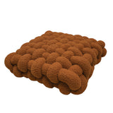 Elegant Boucle Cushion in Soft Woven Velvet