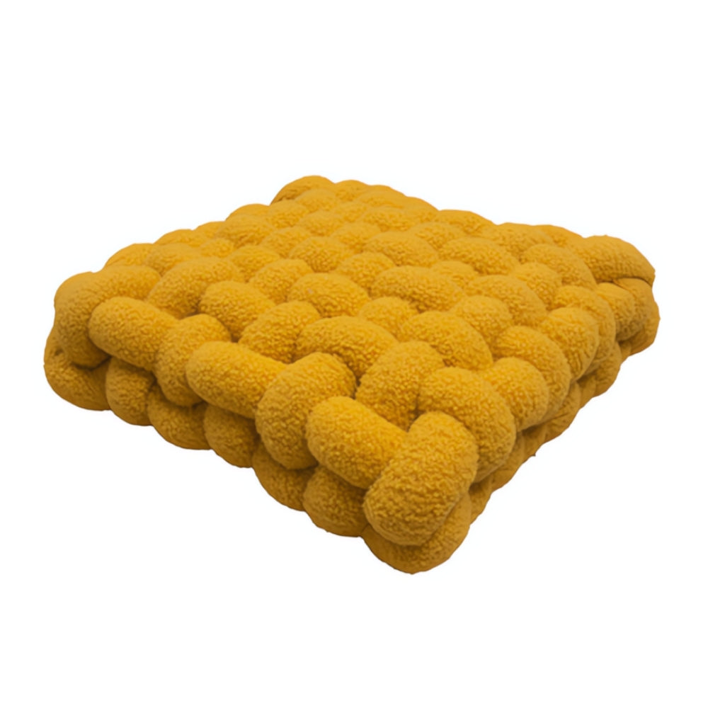 Elegant Boucle Cushion in Soft Woven Velvet